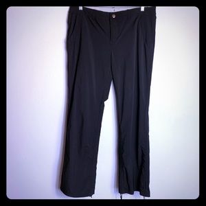 REI CONVERTIBLE RUCHING HIKING PANTS/CAPRIS  12